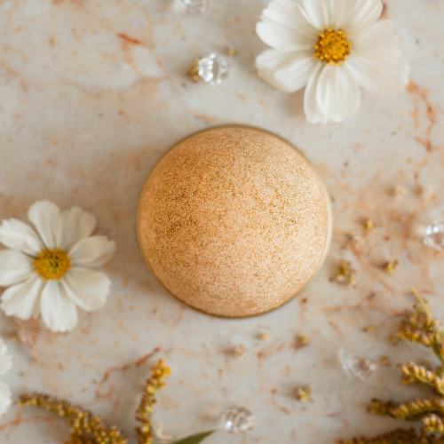 Półkula do kąpieli złota - Golden Pleasure